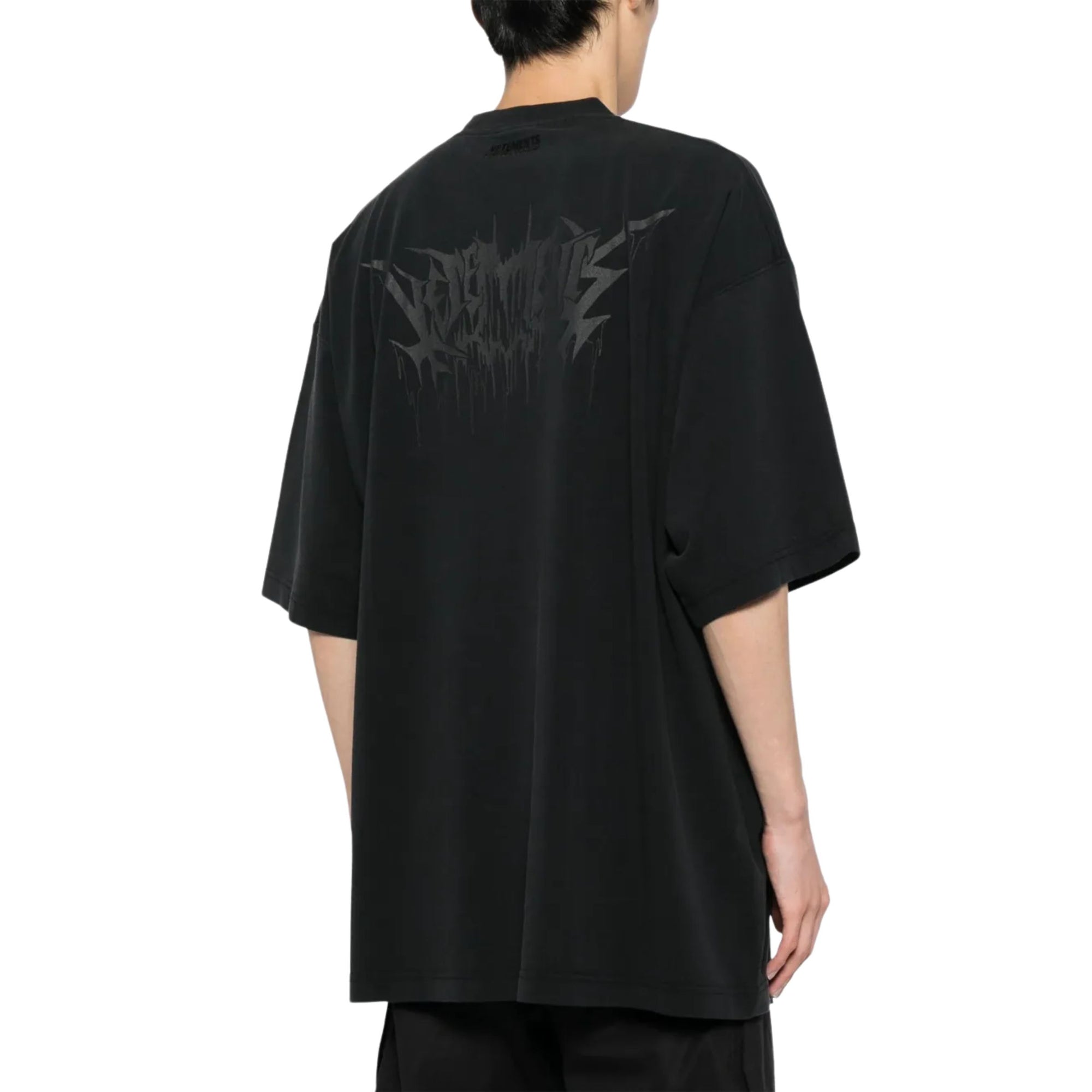 Vetements T-Shirt Illusion Logo Black-AL Capone Premium