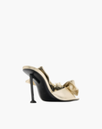 Givenchy Gh10 High Heel Bow Open Gold