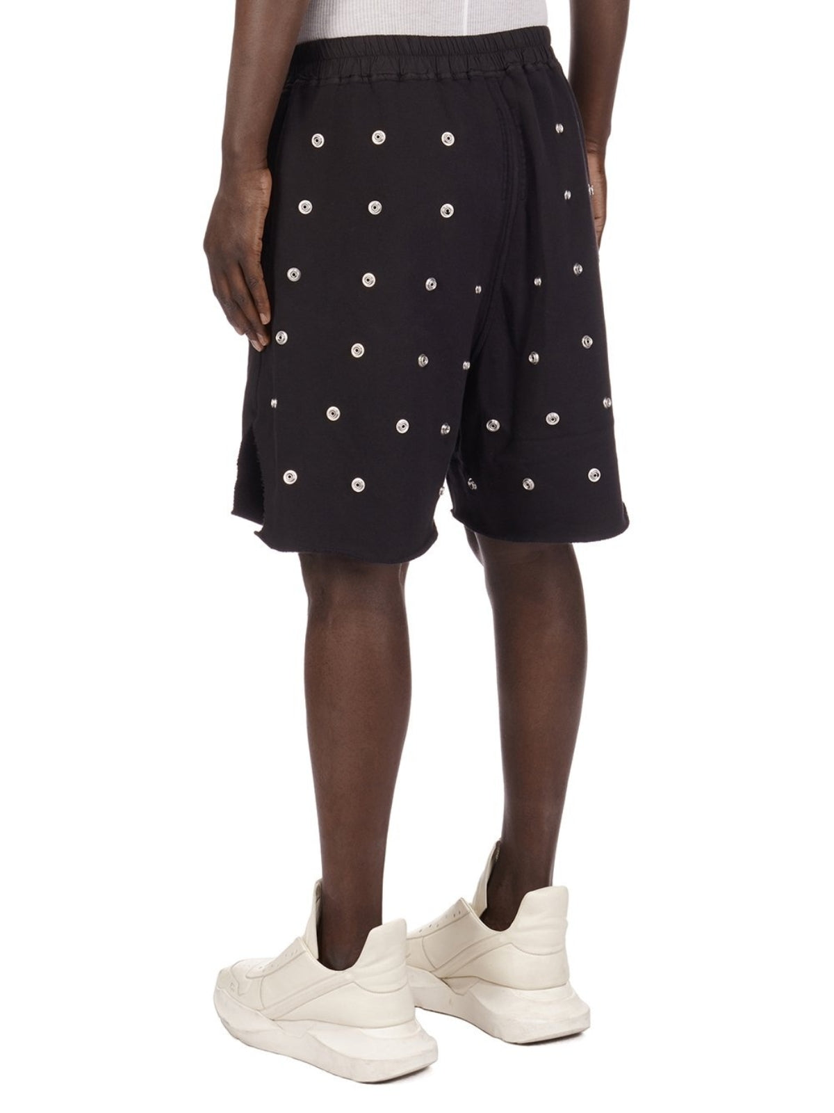 Rick Owens Shorts Mtal Stud Black-AL Capone Premium