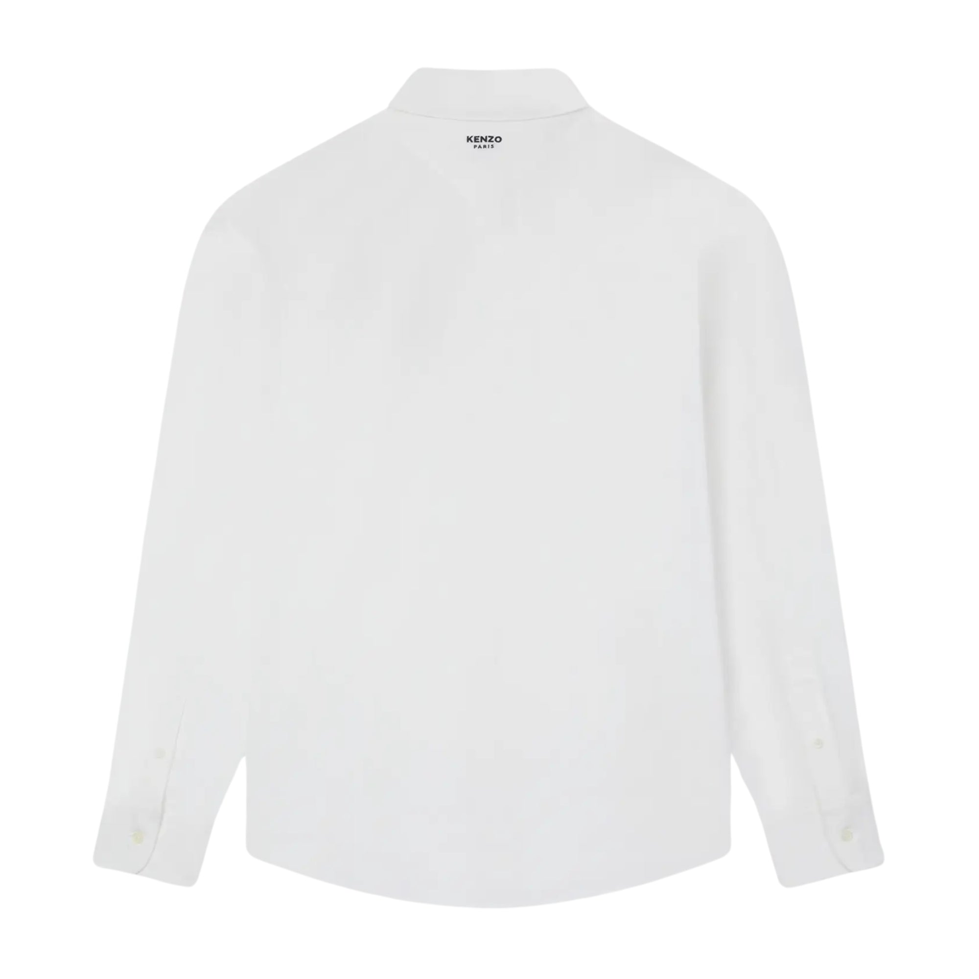 Kenzo Shirt Tiger Logo Casual LS White-AL Capone Premium