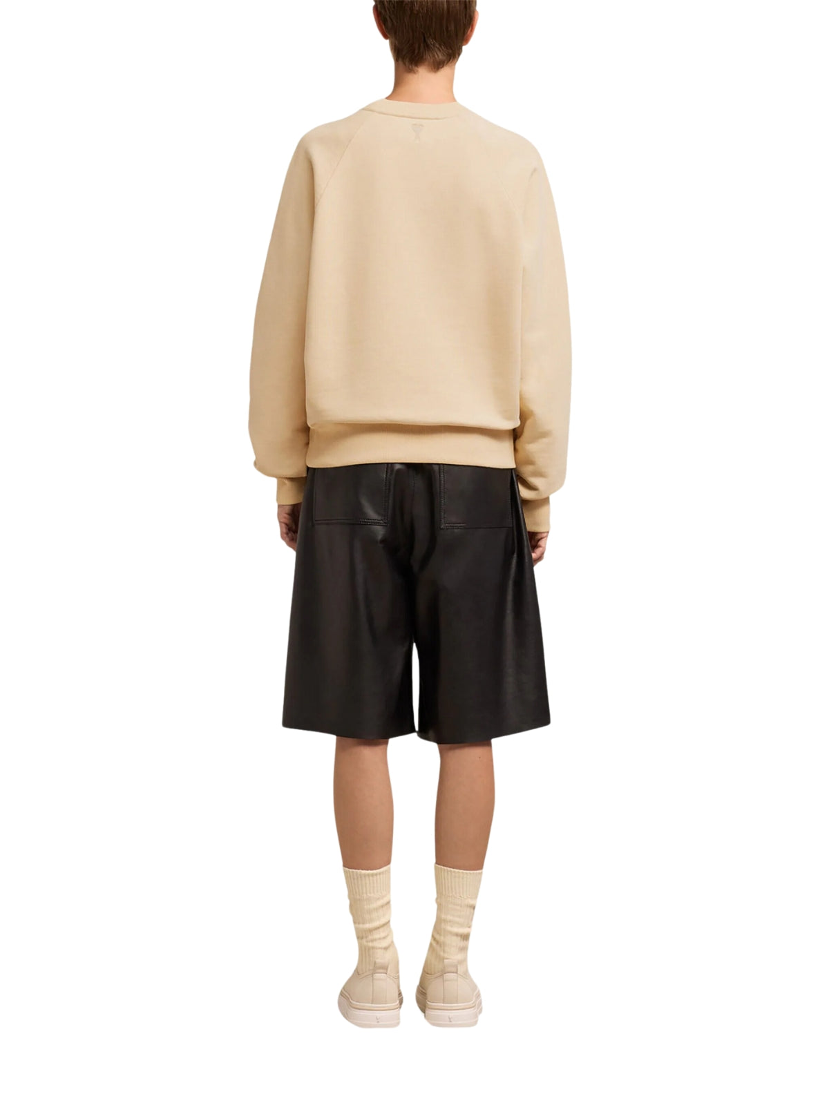 Ami Sweater Alexandre Mattiussi Cream-AL Capone Premium