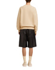 Ami Sweater Alexandre Mattiussi Cream-AL Capone Premium