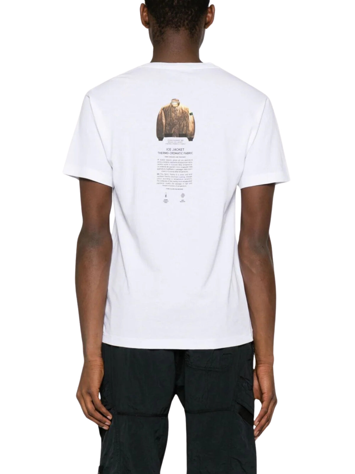Stone Island T-Shirt Logo White-AL Capone Premium