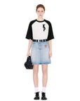 Kenzo T-Shirt Varsity White-Black