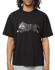 Ice-Cream T-Shirt Running Dog Black