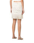 Gcds Skirt Logo White-AL Capone Premium