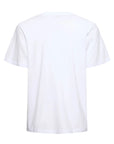 Msgm T-Shirt Small Logo White-Black
