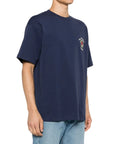 Drole De Monsieur T-Shirt Floral Paris Navy