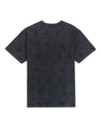 Purple T-Shirt Textured Jersey Black-AL Capone Premium