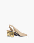 Givenchy Heel GH7 Slingback 85Mm Beige