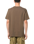 Maison Kitsune T-Shirt Campus Fox Relaxed Khaki