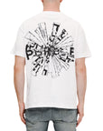 Purple T-Shirt Shattered Logo White