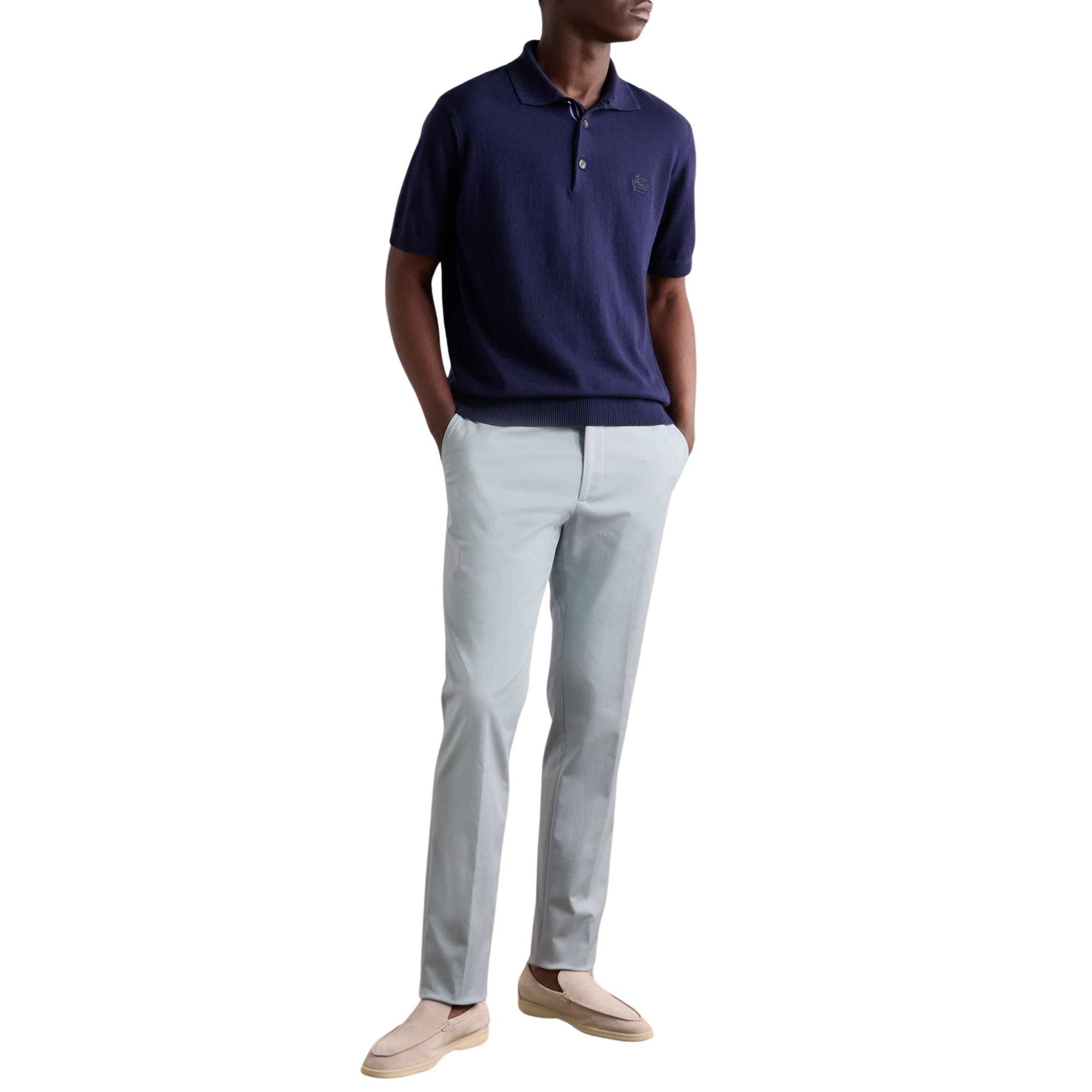 Etro Pants Men Roma Powder Blue-AL Capone Premium