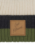 Cafe Kitsune Beanie Striped Verbana-Anthracite