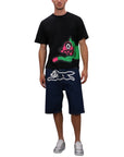 Ice-Cream T-Shirt Jumbo Running Dog Black