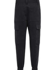 Ami Cargo Pant Logo Black-AL Capone Premium