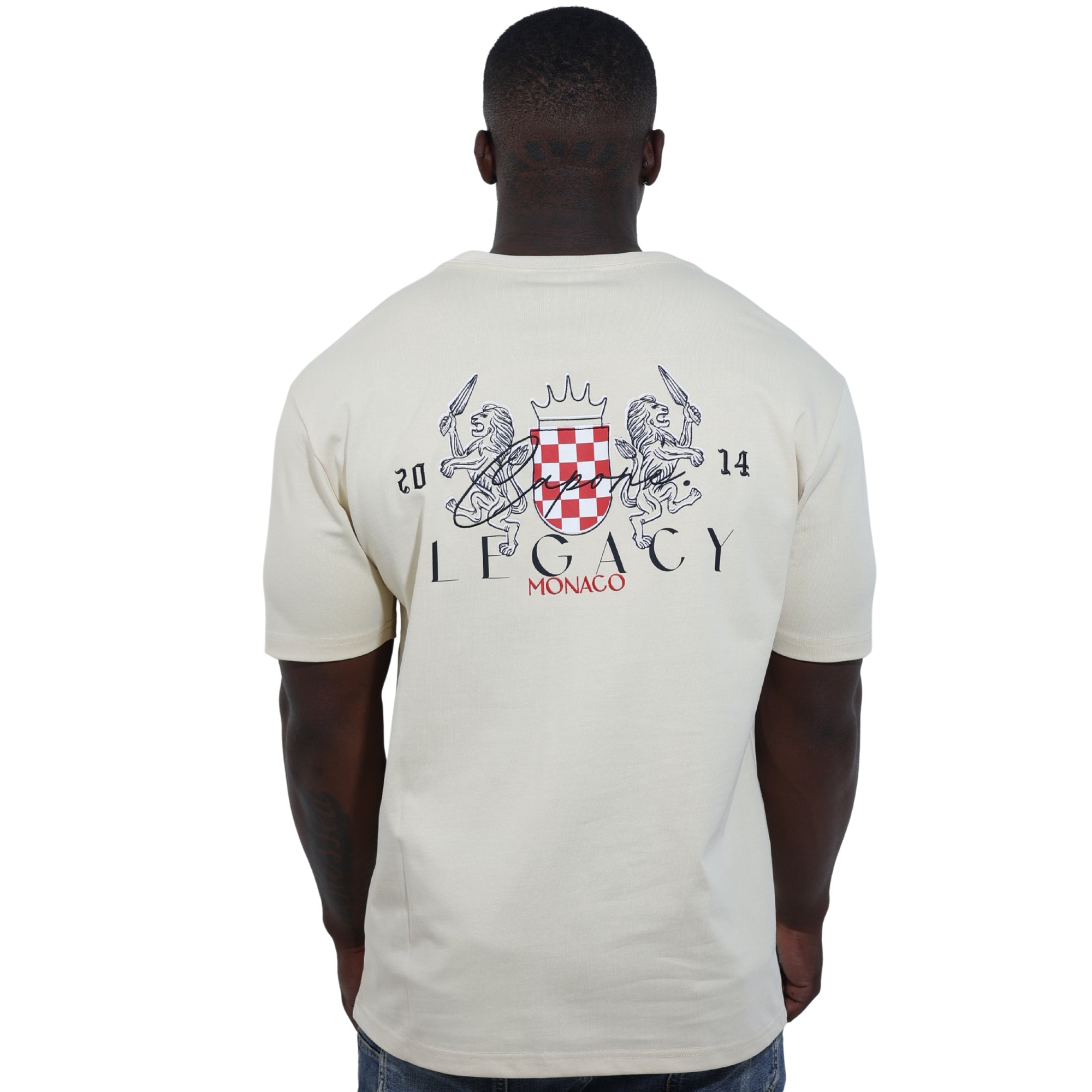 Capone T-Shirt Monaco Legacy Beige-AL Capone Premium