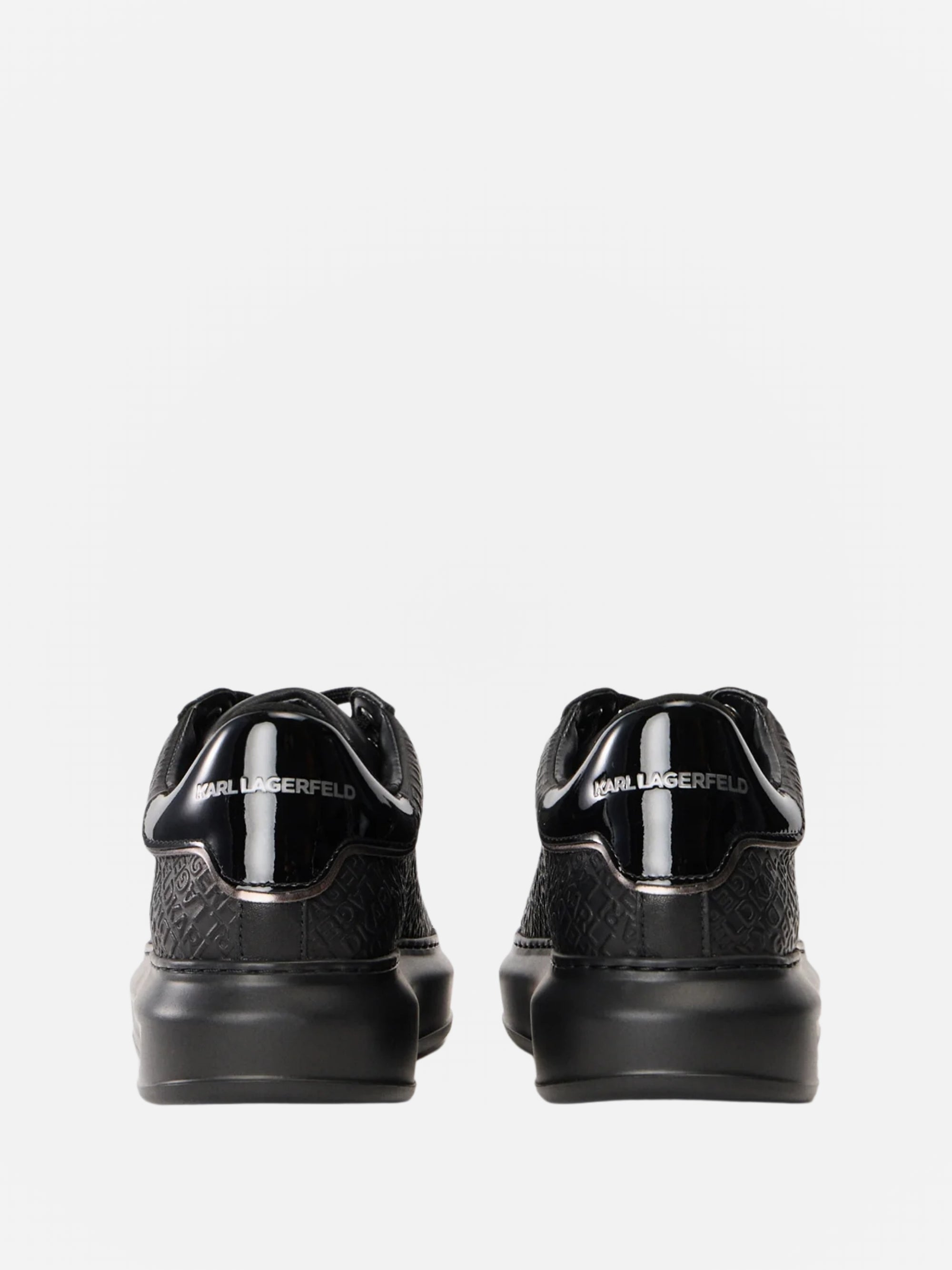 Karl Lagerfeld KL559 Kapri Emboss Repeat Lo Lace Black Leather/Mono-AL Capone Premium