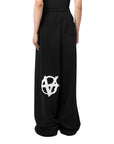 Vetements Track Pants Anarchy Logo Black-AL Capone Premium