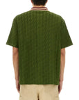 Drole De Monsieur Shirt Monogramme Dark Green
