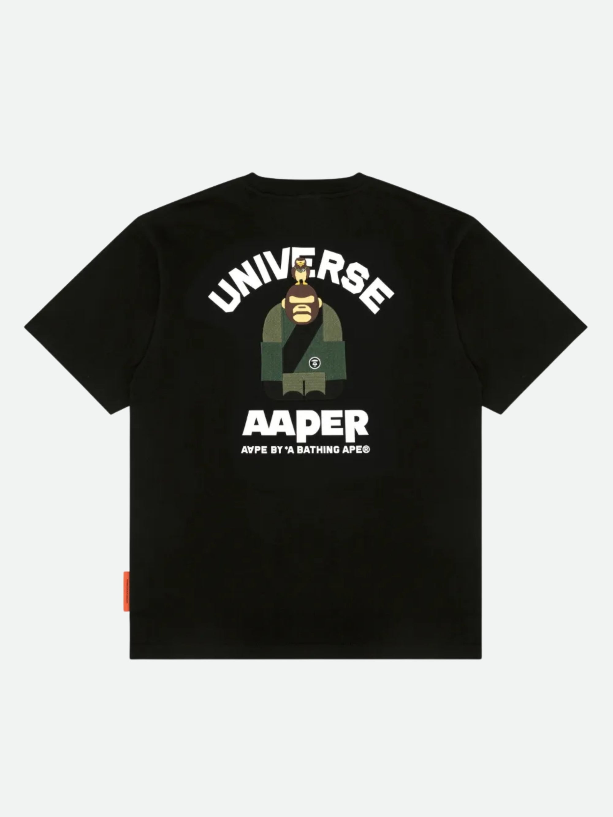 Aape T-Shirt Aaper Logo Black-AL Capone Premium
