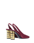 Givenchy Heel Gh6 Slingback 85mm Burgundy