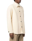 Jil Sander Jacket Logo Back Cream
