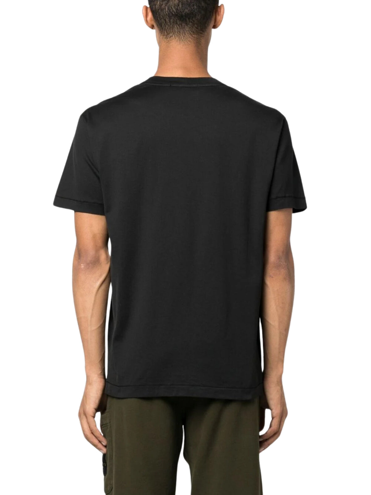 Stone Island T-Shirt Logo Black-AL Capone Premium