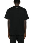 Msgm T Shirt Mare Black-White