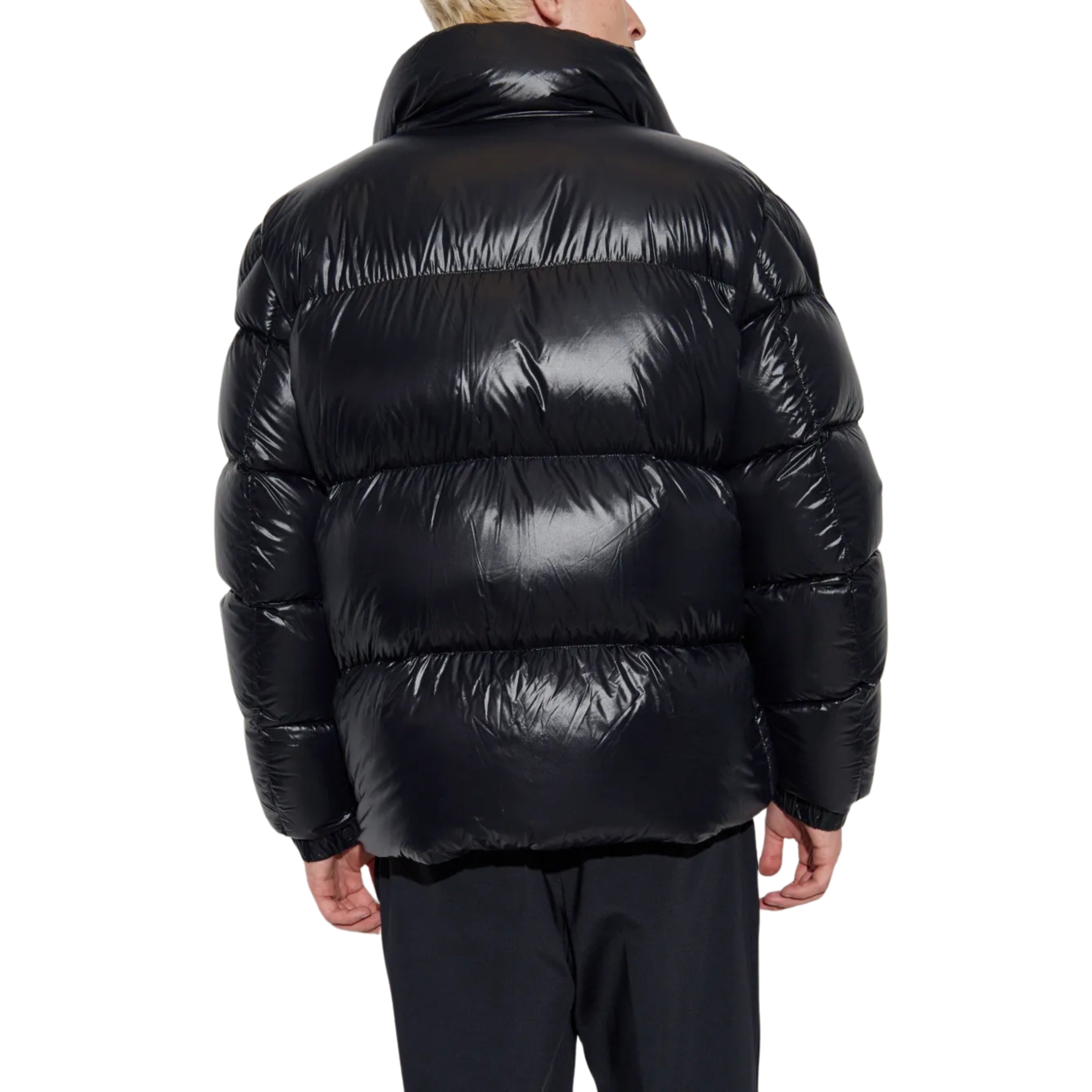 Moncler Jacket Leste Puffer Logo Black – AL Capone Premium