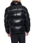 Moncler Jacket Leste Puffer Logo Black-AL Capone Premium