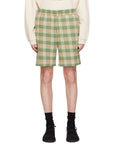 Drole De Monsieur Shorts Pattern Green