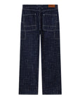 Kenzo Cargo Jeans Weave Denim Blue-AL Capone Premium
