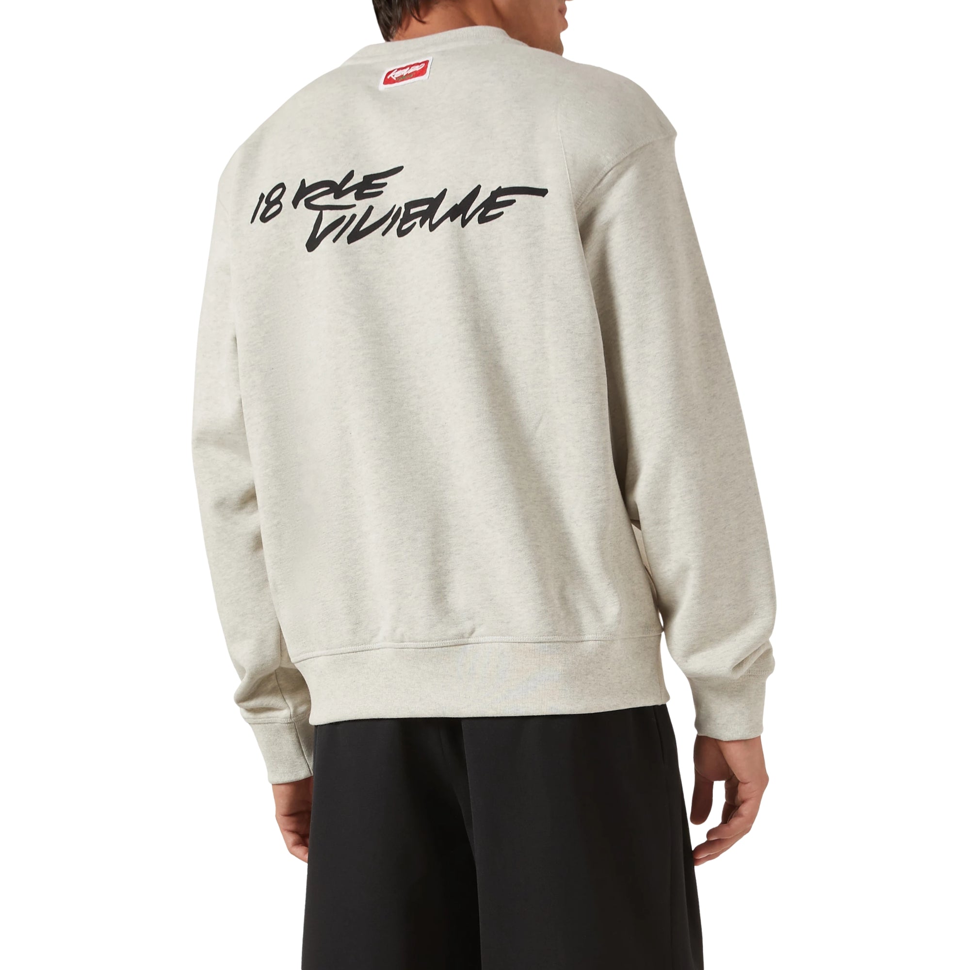 Kenzo Sweater Futura Big Logo Grey-AL Capone Premium
