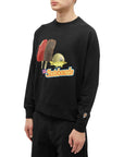 Ice-Cream Sweater Flying Car Black