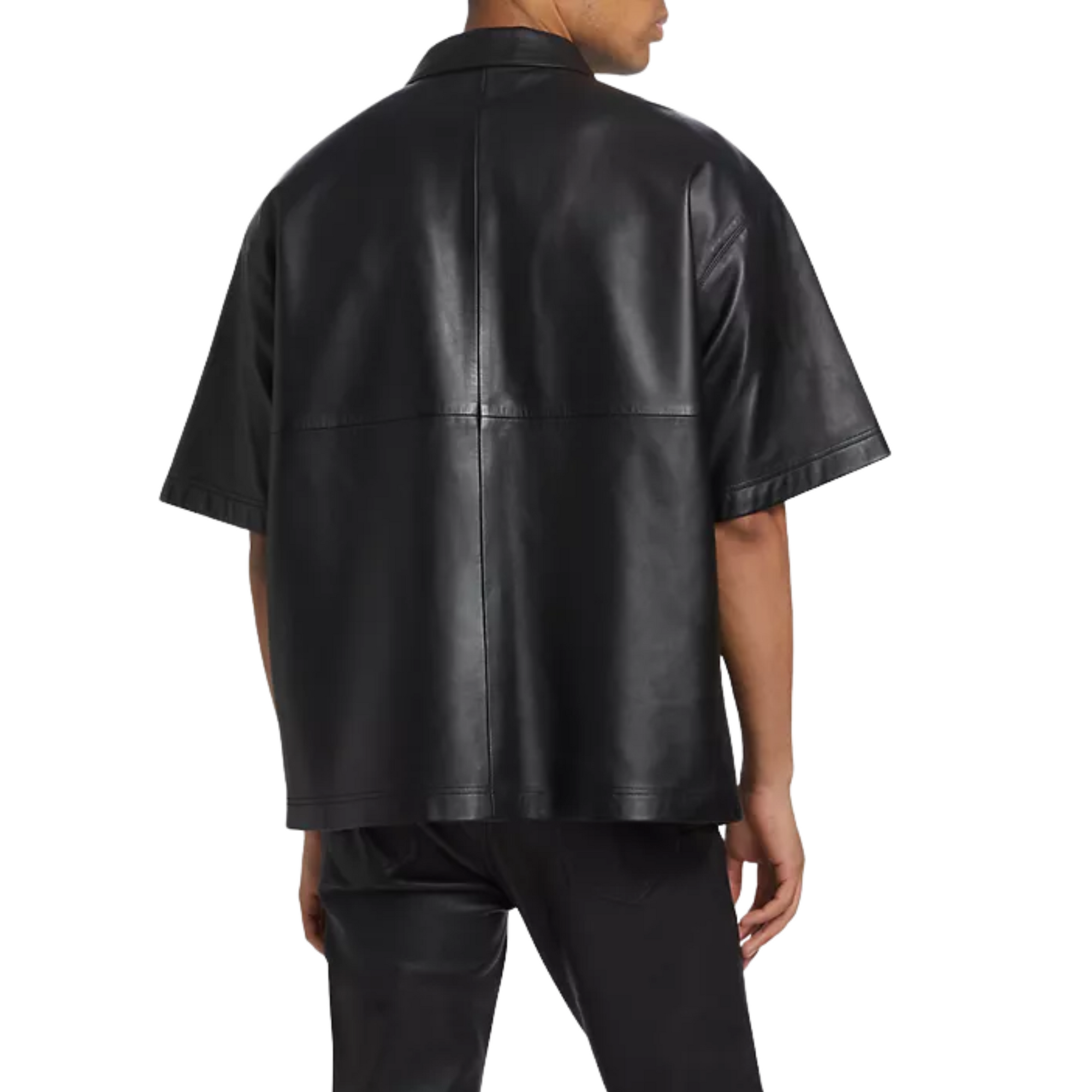 Purple Golfer Leather Look Logo Black-AL Capone Premium