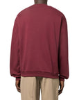Drole De Monsieur Sweater Logo Maroon-AL Capone Premium