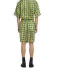 Marni Shorts Check Fields Green-Beige-AL Capone Premium