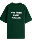 Drole De Monsieur T-Shirt Slogan Dark Green