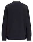 Msgm Sweater Slim Logo Black