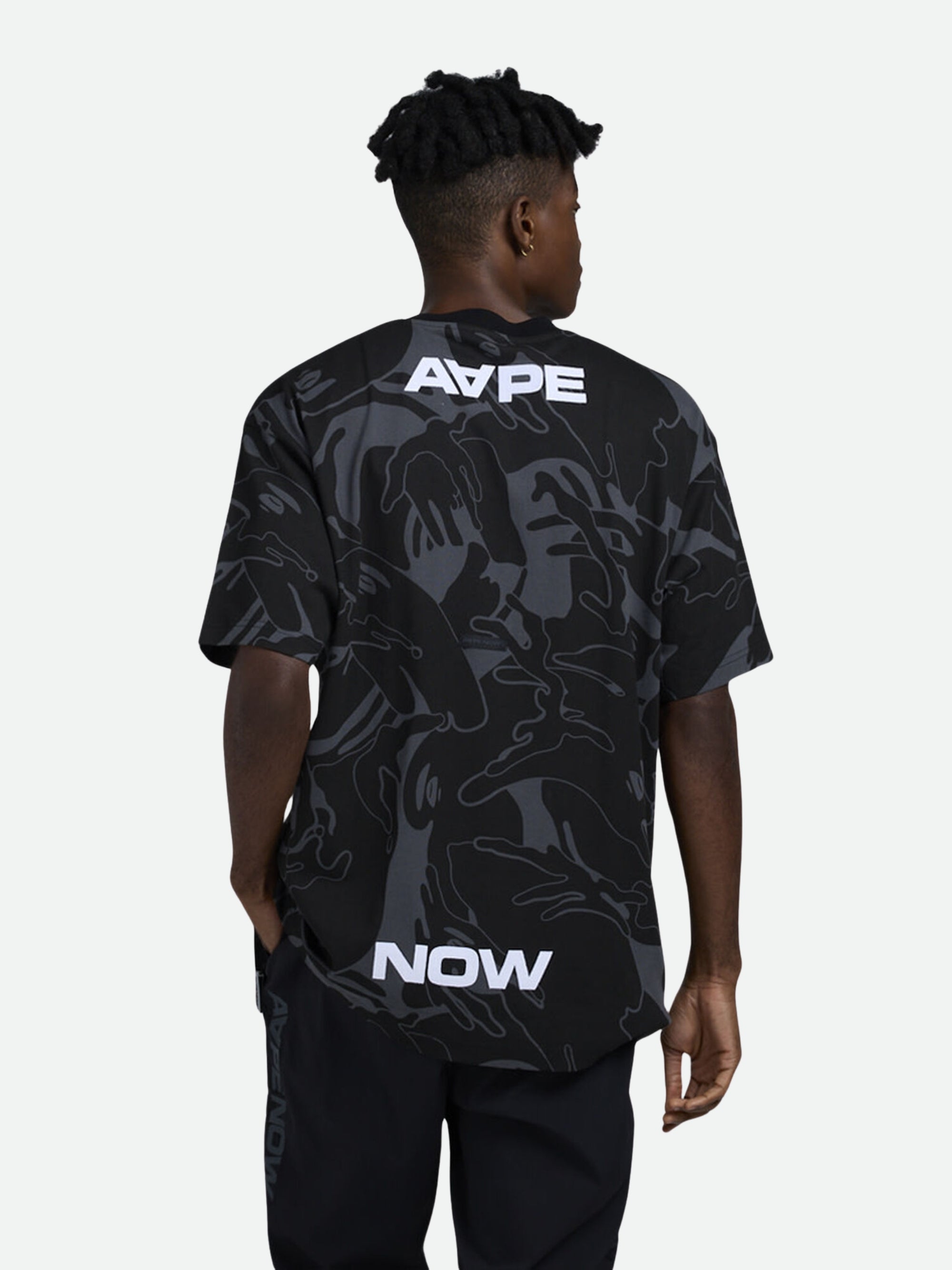 Aape T-Shirt Camo Black-Multi-AL Capone Premium