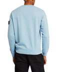 Stone Island Sweater Logo Powder Blue