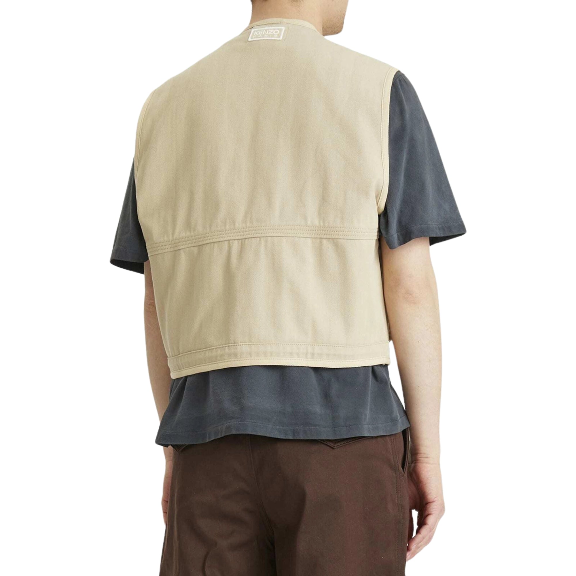 Kenzo Jacket Bomber Sleevless Beige-AL Capone Premium