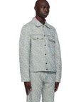 Casablanca Jacket Monogram Jacquard Denim