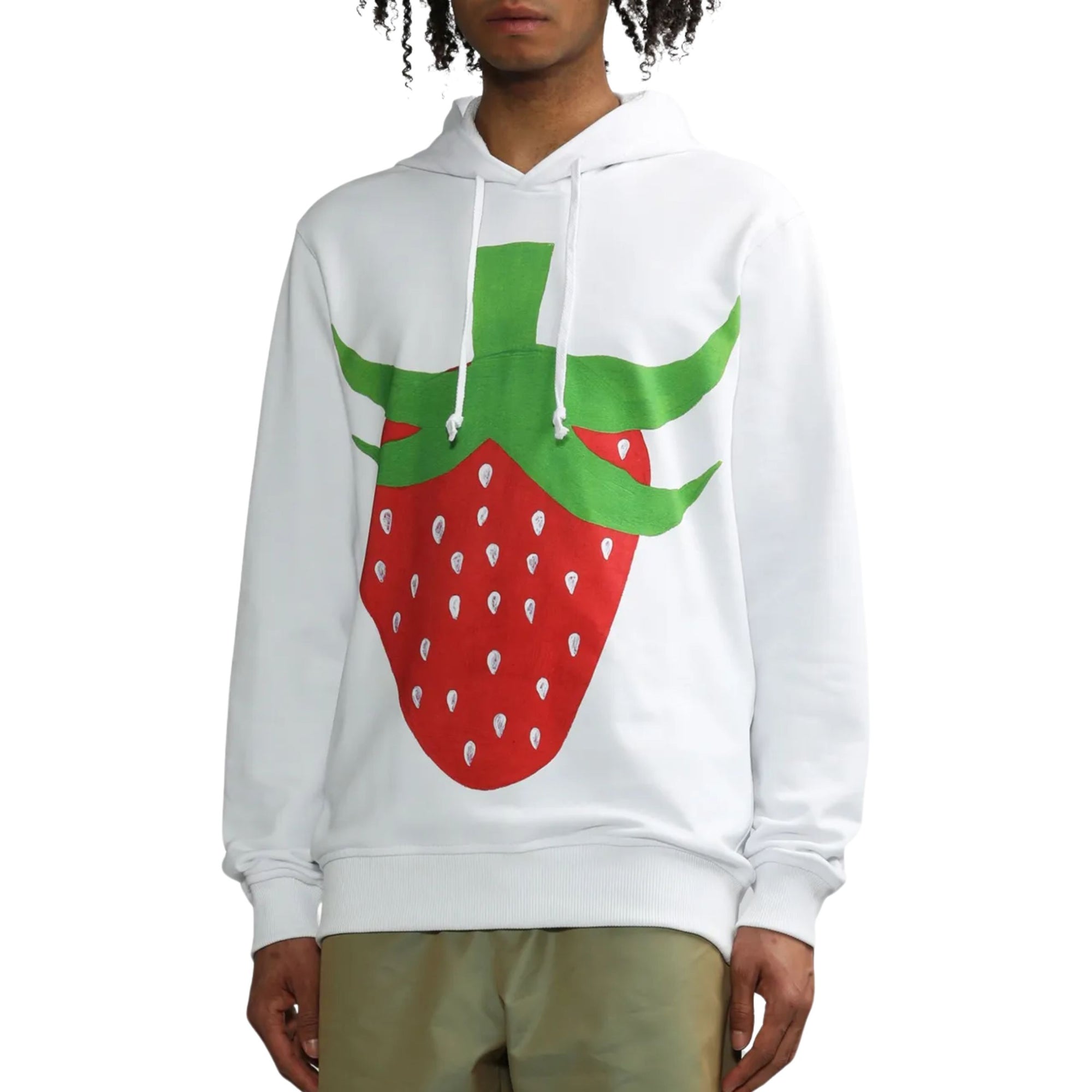 Comme Des Cargons Sweater Strawberry White-AL Capone Premium