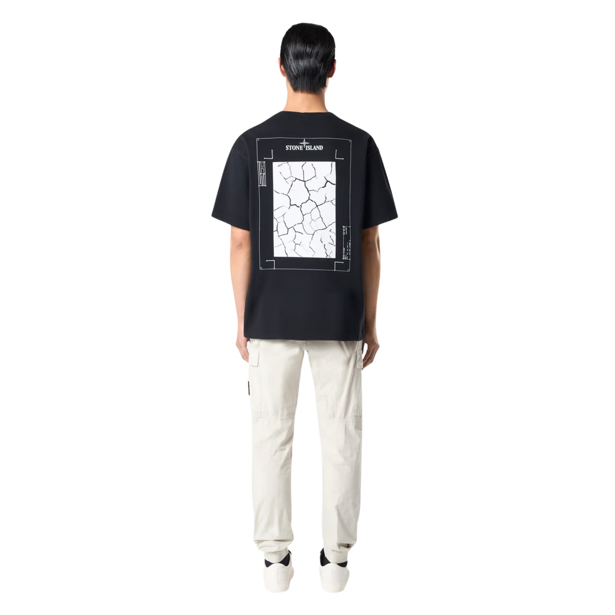 Stone Island T-Shirt Logo Black-AL Capone Premium