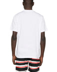 Msgm T Shirt Shoelace Logo White