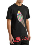 Icecream T-Shirt Cone Man Black-AL Capone Premium