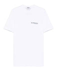 Msgm T Shirt La Vadetta White-Black