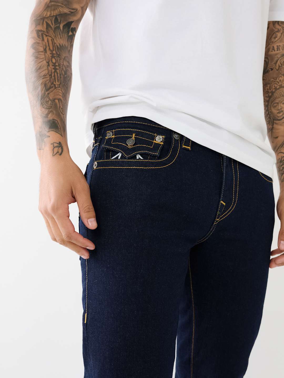 True Religion Jeans Ricky Flap Raised Body R-AL Capone Premium